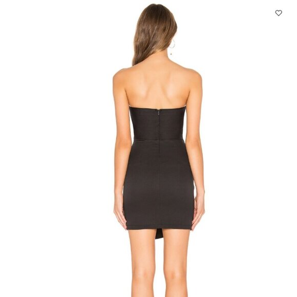 NWOT About Us Chrissy Mini Dress in black size small - Picture 3 of 5